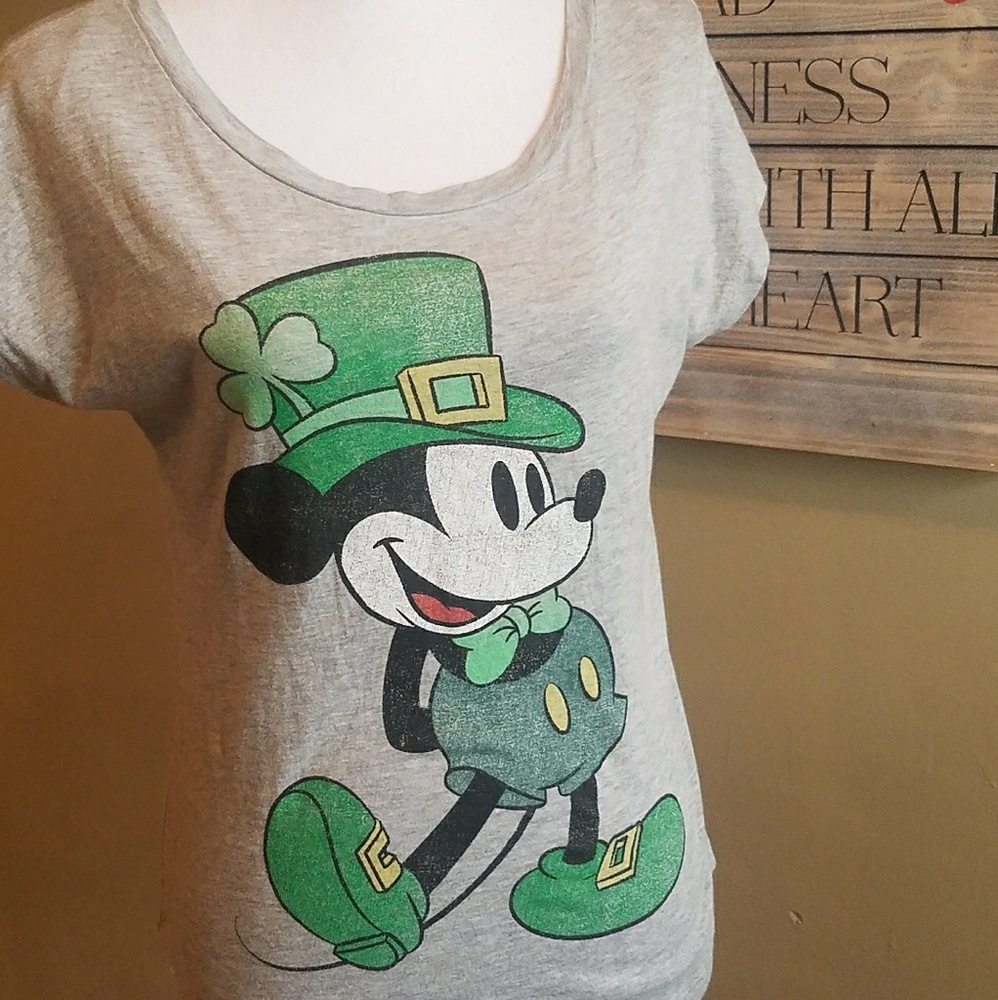 ☘Disney Irish Mickey Mouse Tee☘